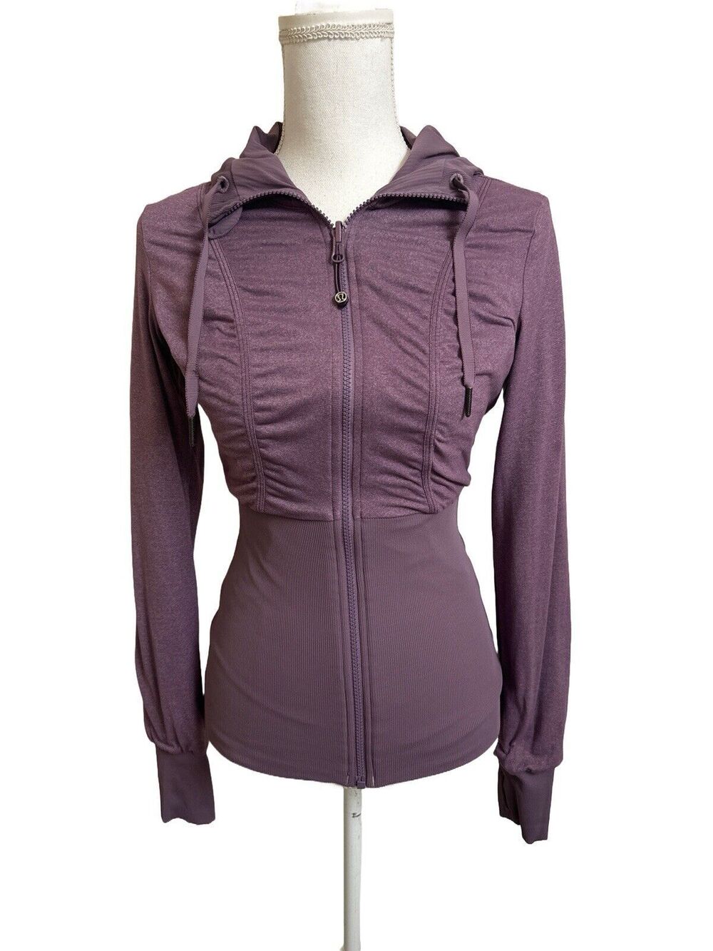Lululemon Women's 6 Dance Studio Jacket III Purple Fog EUC Reversible